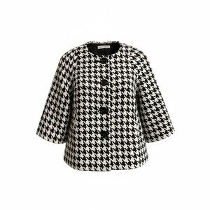 Sunday Morning Houndstooth Pattern Jacket